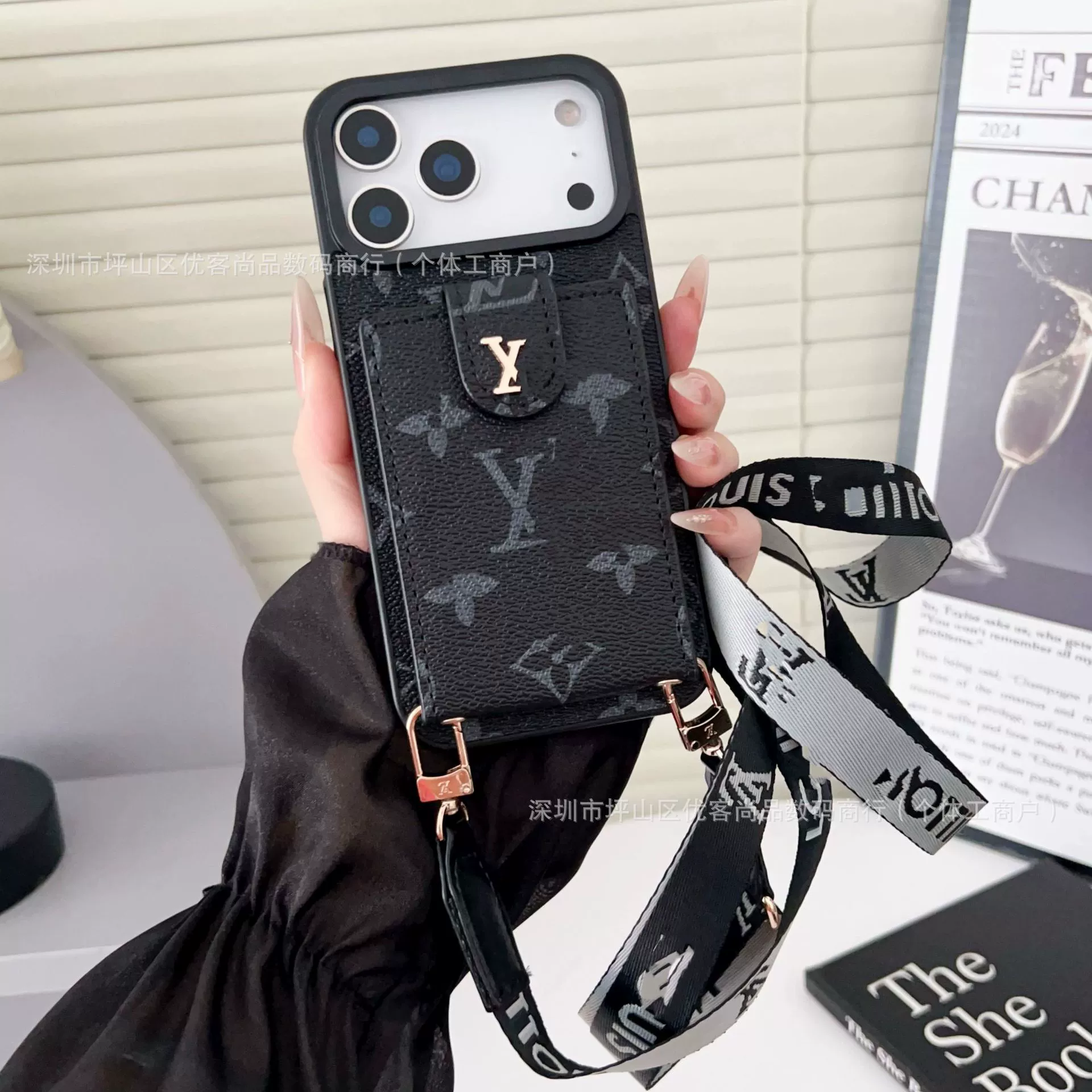 Совместимая с Apple держатель для карт, чехол для телефона, iPhone 16, тубинг, ремень для сумки, iphone, 16promax