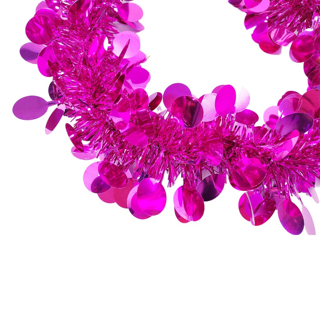 Jianxiu rayas de colores transfronterizas día nacional festival de navidad decoración accesorios pequeña oblea celebración guirnalda árbol de navidad rayas de lana