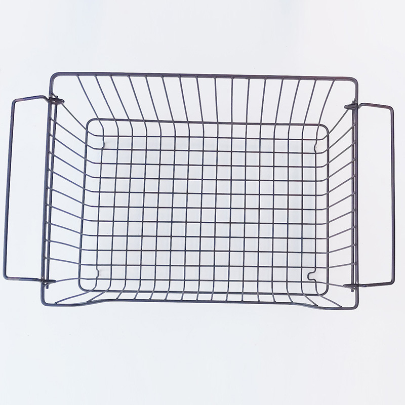 Cesta de almacenamiento simple de hierro forjado Cesta de almacenamiento de cocina Cesta de almacenamiento de vestuario Cesta de almacenamiento de ropa Cesta de almacenamiento de artículos