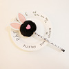 Net Red Girl Heart Creative Wool Ball Pen Beautiful Pen cute super cute black pen neutral student stationery supplies