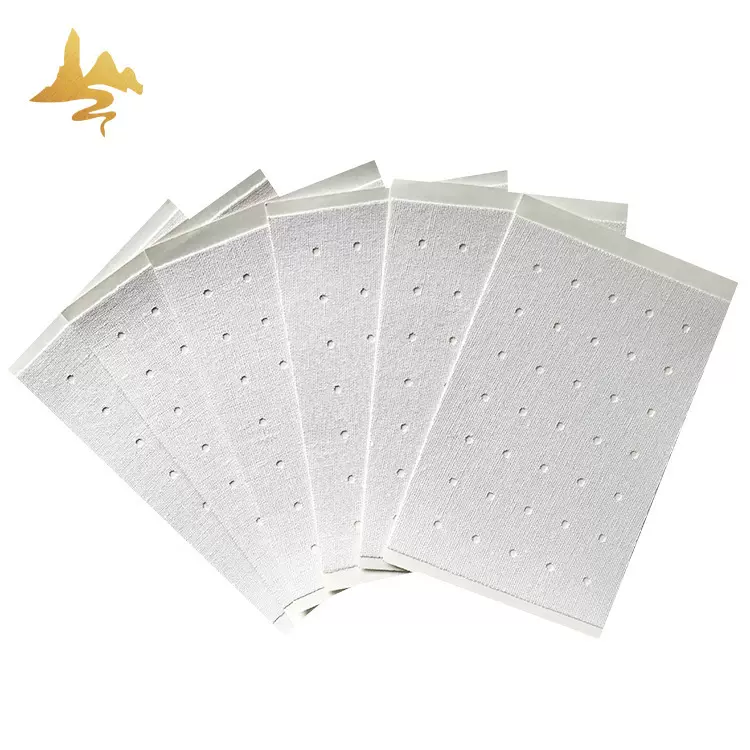 外用膏药贴剂植物白色棉布单面打孔颈肩腰腿保健贴自发热护颈