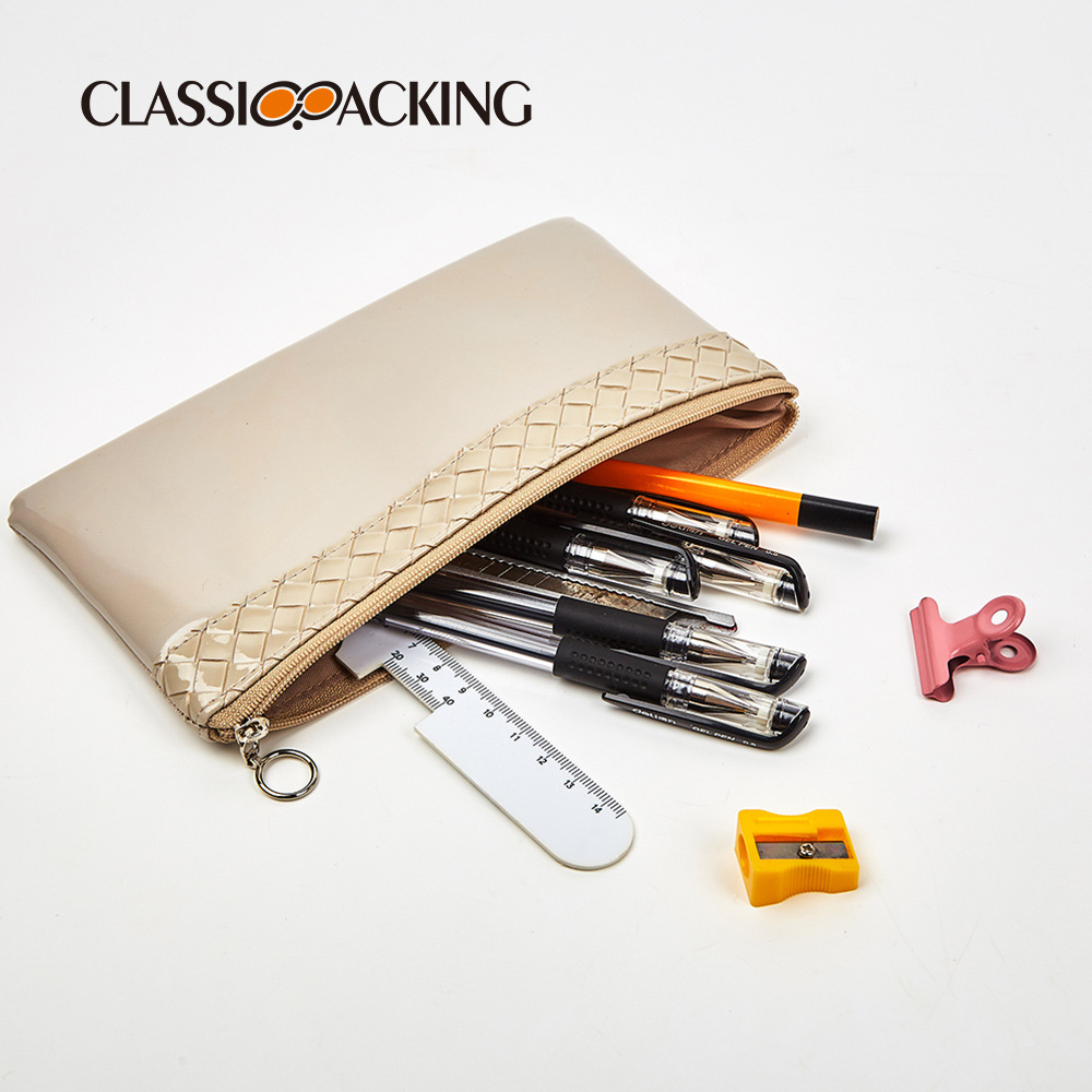 Bolsa de almacenamiento de productos de cuidado de la piel al por mayor de fábrica bolsa de lavado de gran capacidad portátil impermeable bolsa de cremallera de cuero de PVC con logotipo