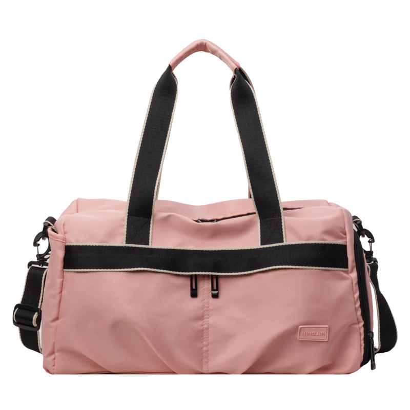 Bolsa de fitness de separación seca y húmeda, bolsa de ropa casual de mujer, bolsa de equipaje con almacenamiento de zapatos independiente, bolsa de viaje de gran capacidad