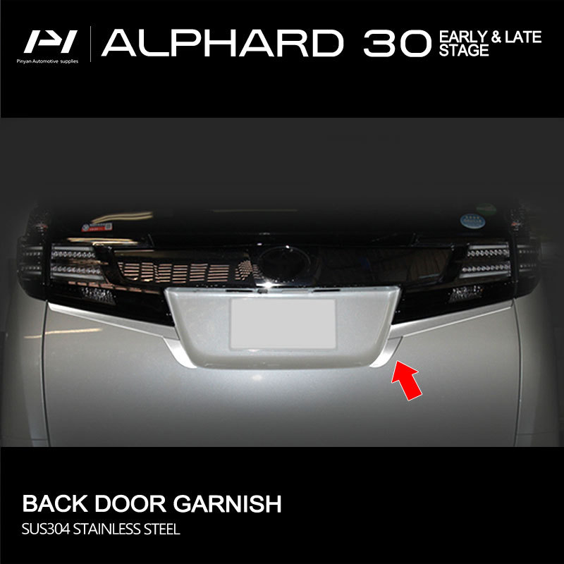 ALPHARD30 series all-car stainless steel chrome trim 15-23 ELFA 30 series front and later modification bright strip