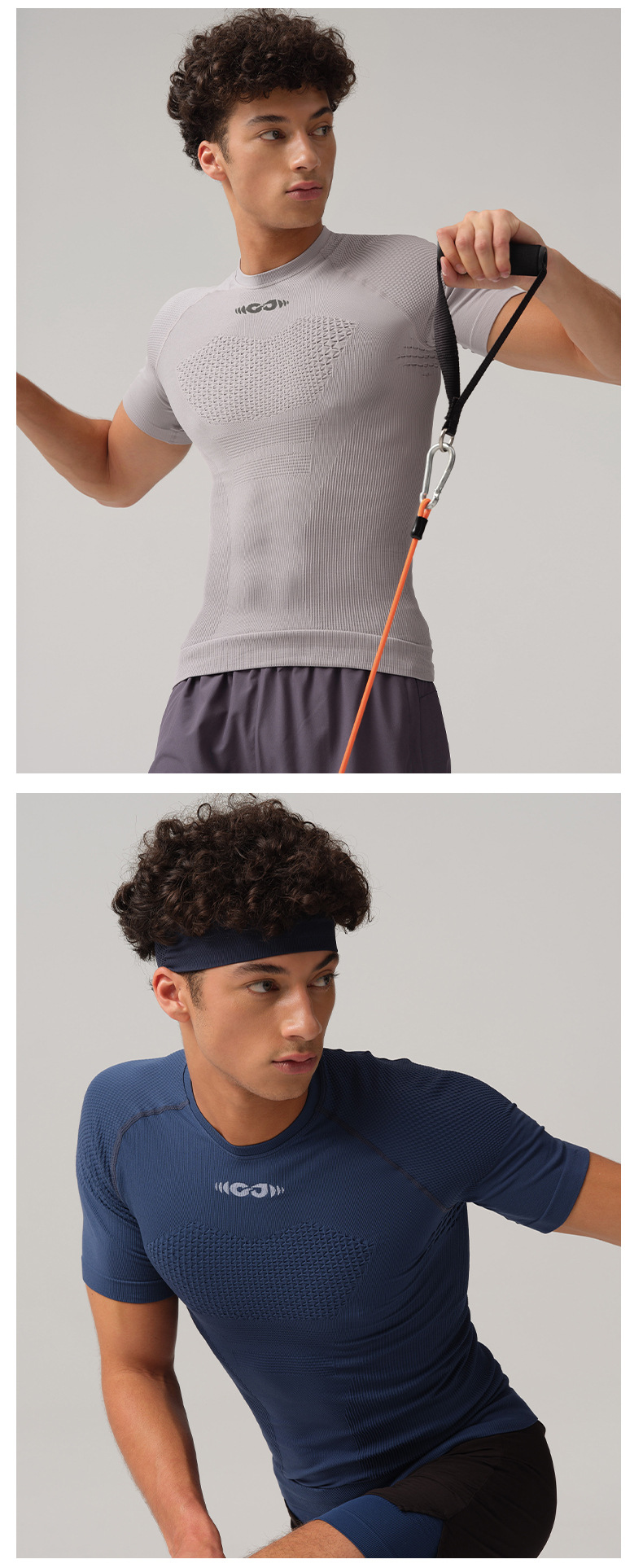 Träningskläder, shapewear för motion, yoga och cykling, andningsbara kompressionsunderkläder med snabbtorkande funktion, T-shirt,_voghion.com