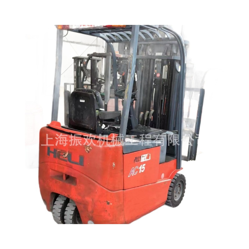 Auténtico original usado AC15 carretilla elevadora de tres secciones 4m5 transferencia de bajo precio