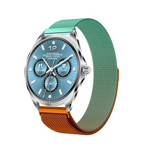 Smartwatch donna elegante con display amoled e cinturino in acciaio_voghion.com