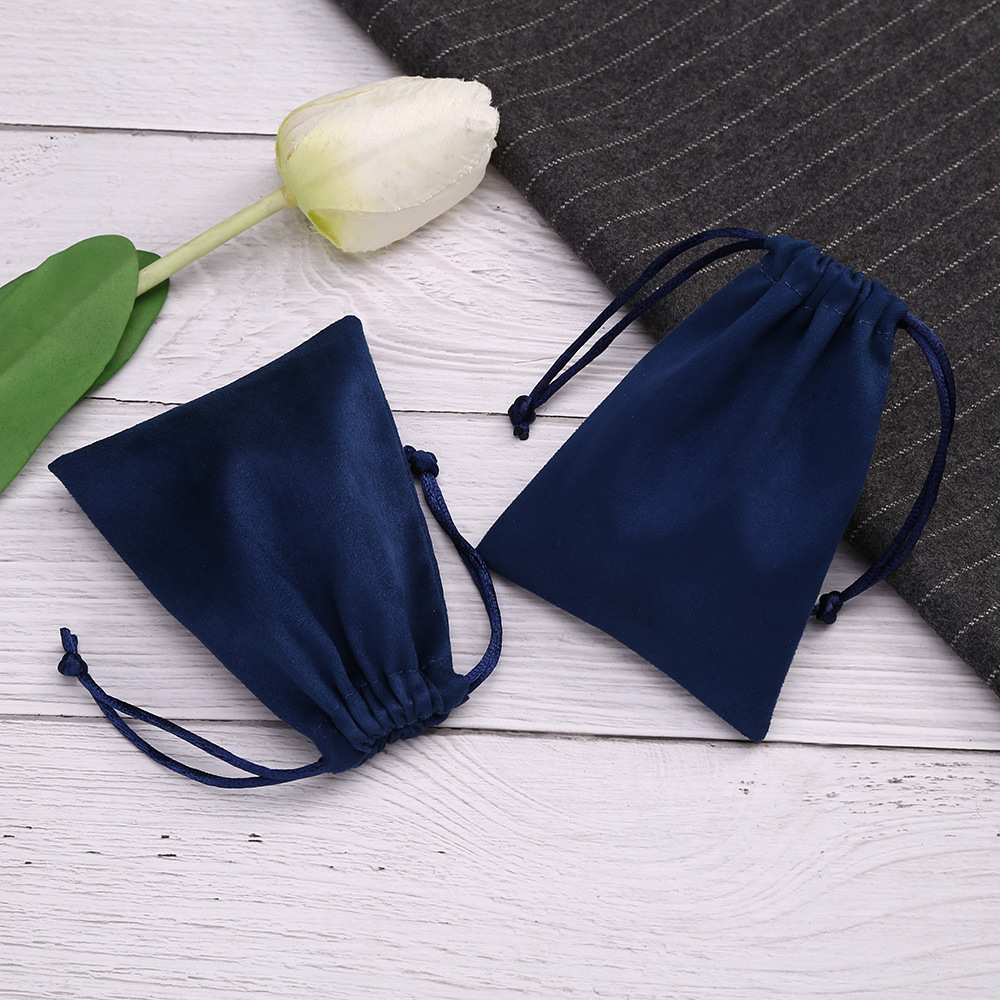 30g Weight Jewelry Packaging Bags Classification 1 Piece Quantity Daily Occasion Solid Color Pattern Drawstring Design Retro Style 1 Piece Retro Solid Color Cloth Drawstring Jewelry Packaging Bags 8