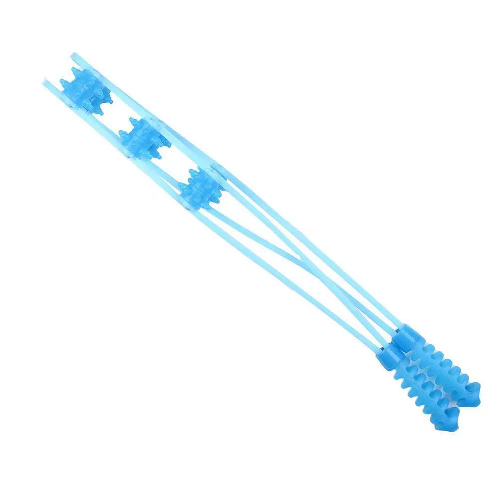 Back massage roller bar, 50 cm, multi-wheel 2–6 rows, green/yellow/blue