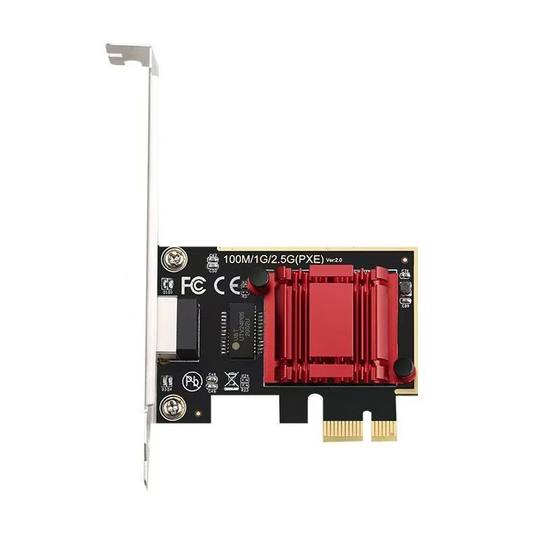2.5 network card PCIE network card RTL8125B electronic competition network card internet bar special network card with PXE discless PCIE-1X