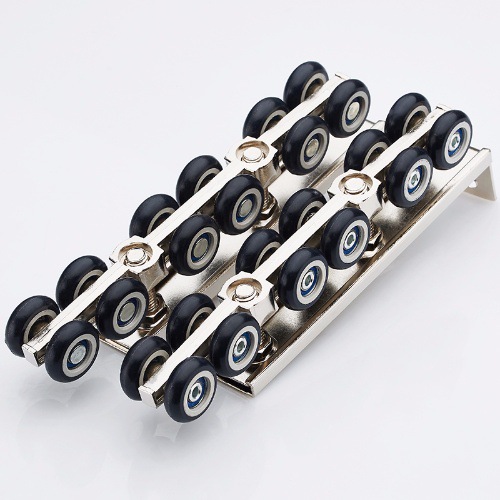 上轮移门吊轮滑轨吊滑轮滑轮吊门上滑轮推拉门吊轨轨道全套老式