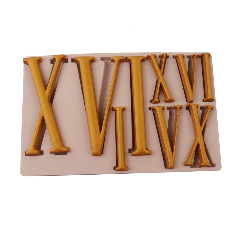 Silicona herramientas para hornear mayúscula fondant chocolate decoración de la torta del molde de silicona molde epoxi