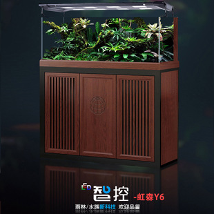 Hongsen Y6 Multi-Scene Mode Timing Global Spectrum Sunrise Sunset RGBW Custom Spectrum Rainforest Tank Lamp Plate