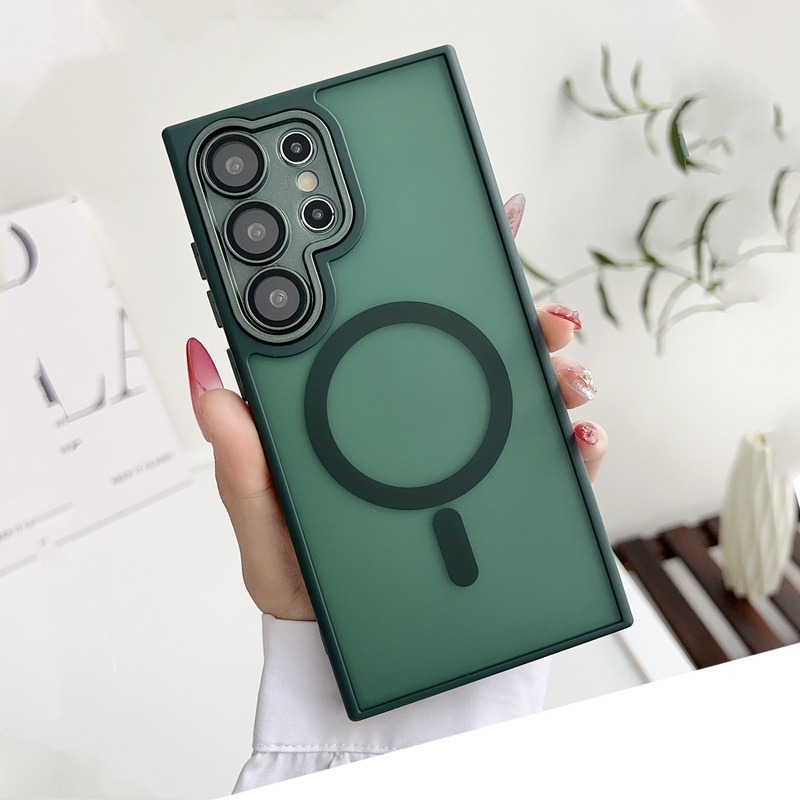 适用三星A56磁吸手机壳GalaxyA55 5G肤感A16磨砂S25防摔A36保护套|undefined