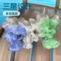 加重三层丝网捕鱼网小外套