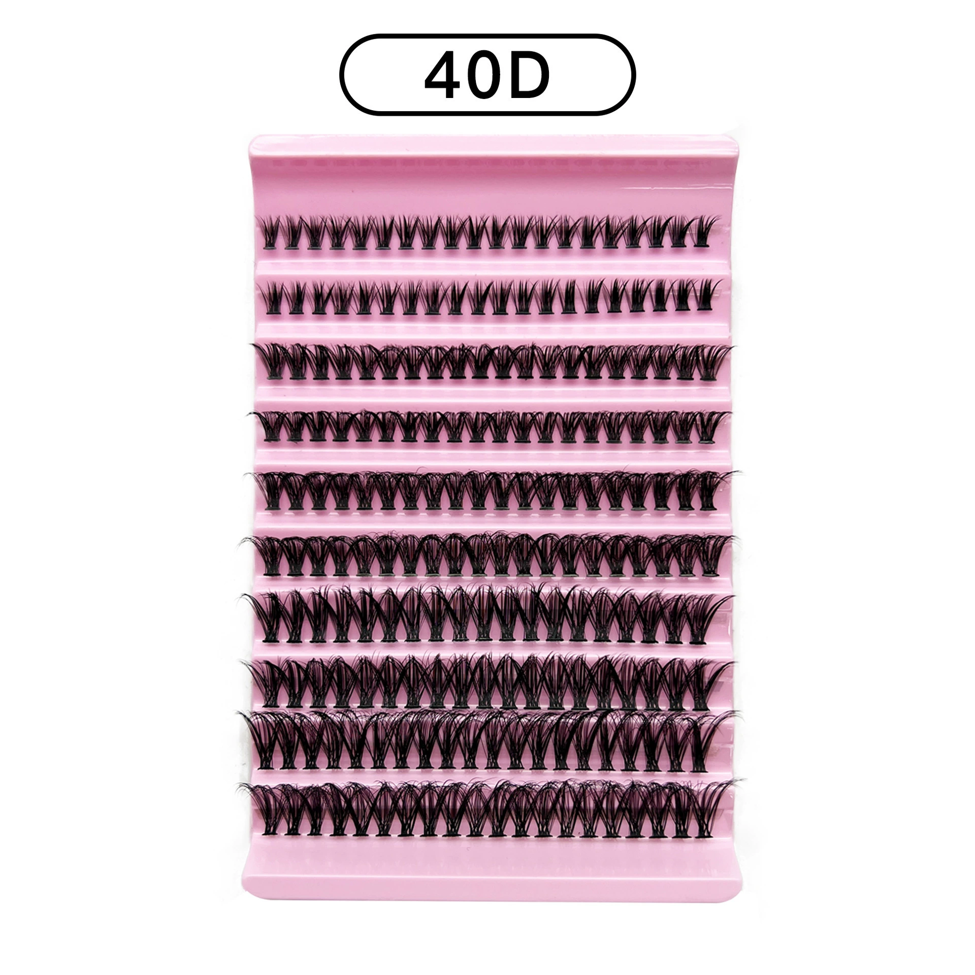 Накладные пучки ресниц 30D/40D, длина 8–16 мм, набор DIY с инструментами