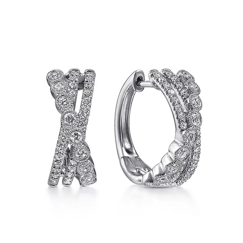 Cao's men and women's ear studs in Europe and America, with a cool and calm temperament of high-grade sense. Hip-hop street style trend cross ears 