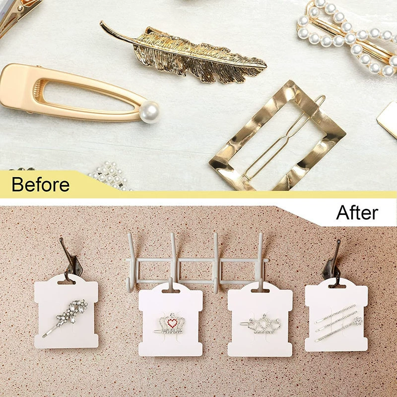 Hairgrip, stand, headband, hair accessory with bow, rectangular white colored paper