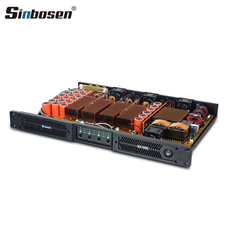 Digital de Clase D 1000W amplificador de potencia equipo de música de $ number CANALES DE POTENCIA ESTÉREO estándar KTV amplificador