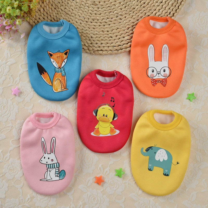 Тедди щенок чашка собака Бишон котенок кролик одежда для домашних животных Йоркширский кукольный Кот Чихуахуа осенняя и зимняя одежда