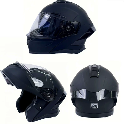 Dual Lens Bluetooth Motorcycle Helmet | Motosiklet kaskı (dəbilqə) - yahei-m54-56
