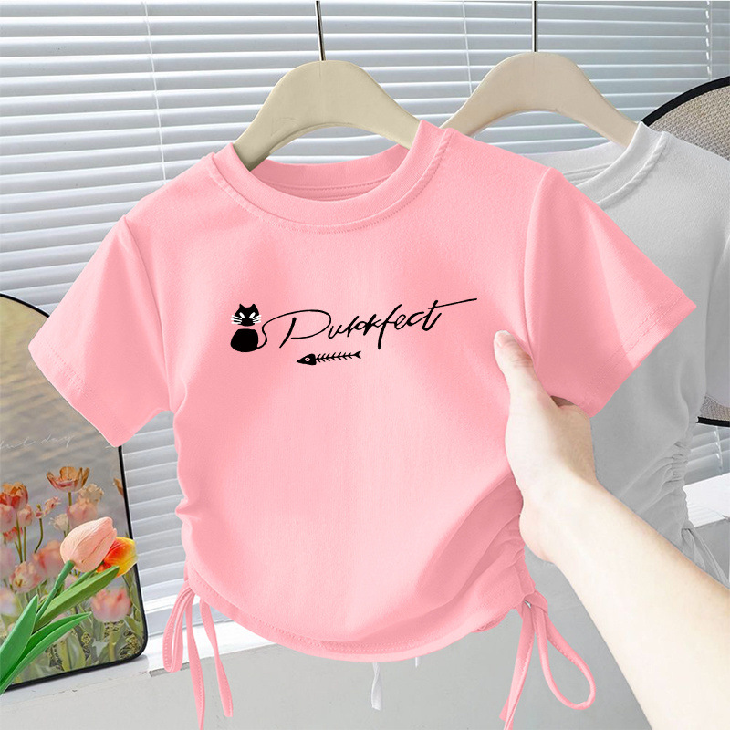 드로스트링 쇼트 T(핑크) 피시본