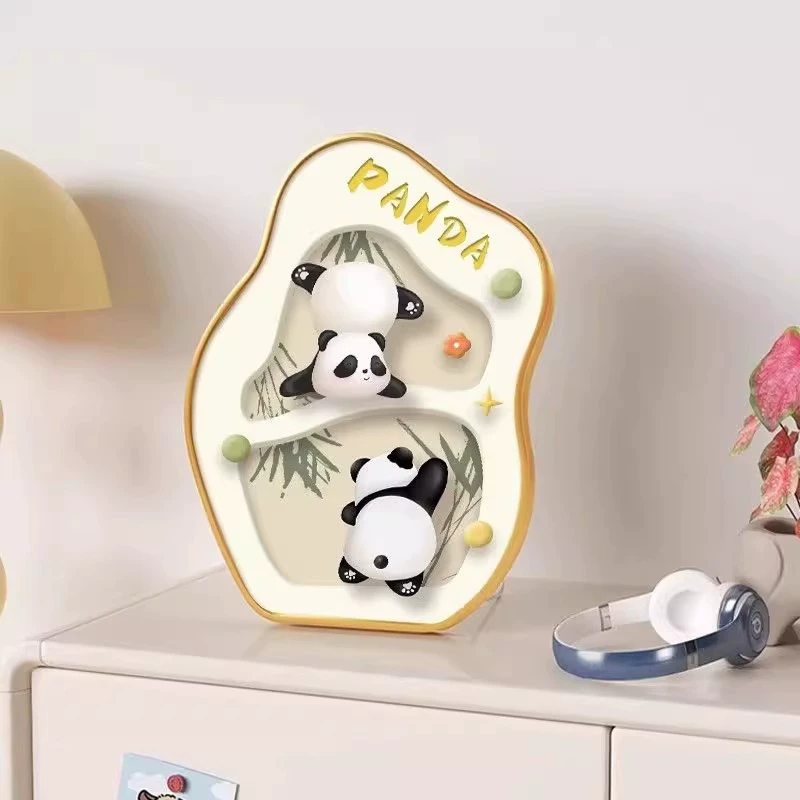 Готовый ассортимент производителя для TABLE decoration painting, кремовый стиль ТВ-кабинет, высококлассная настольная декоративная деталь, милый пандовый вход в ресторан