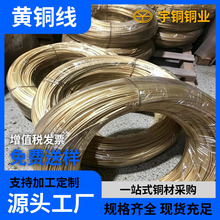 进口H65黄铜线 国标H62铜扁线 环保光亮黄铜棒现货
