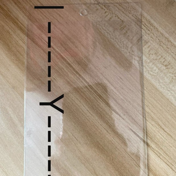 PVC吊牌袋卡套透明PVC平口袋证件袋大量模具现货尺寸可印刷塑料袋