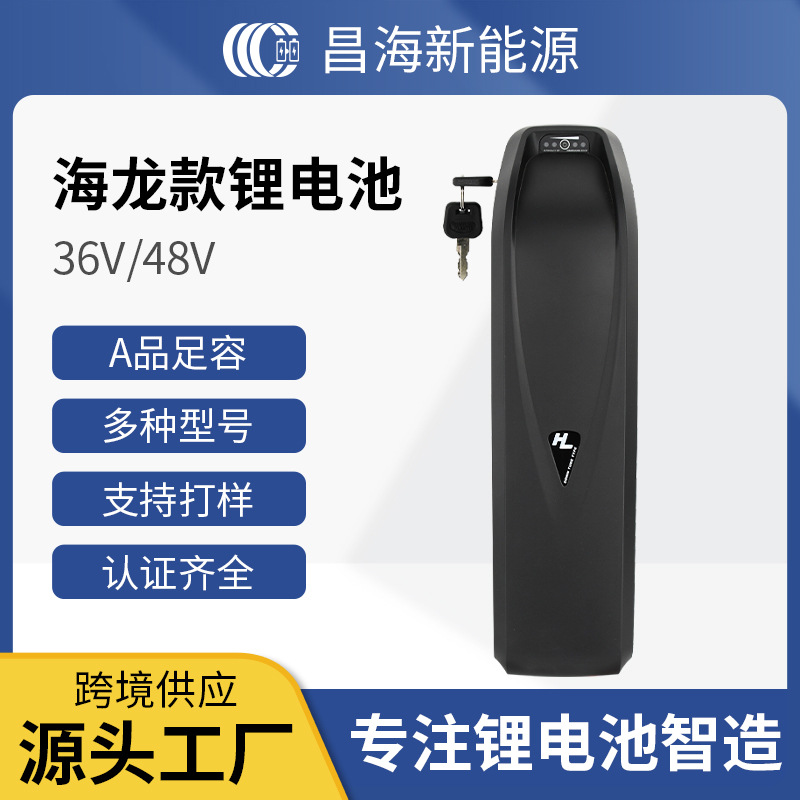 外贸专供48V海龙PRO电动自行车52VPLUS山地车36V15AH锂电池可充电