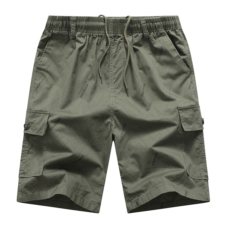 2025 новые хлопчатобумажные повседневные шорты для мужчин летом тонкий внешний вид повседневные модные укороченные брюки