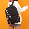 Cross border chain Backpack Youth League BTS Same item knapsack lovely USB charge periphery schoolbag System logo