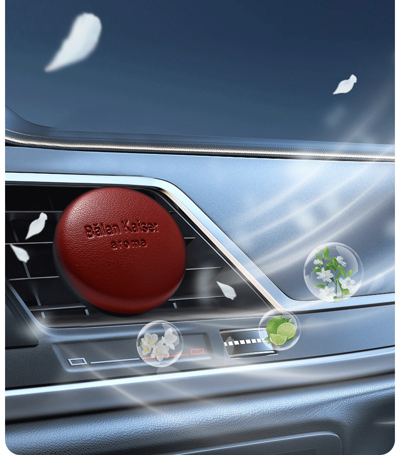 Cross-Border Car Air Freshener Vent Clip Custom Long-Lasting Fragrance Perfume Balm High-End Car Air Conditioning Hanging Ornament