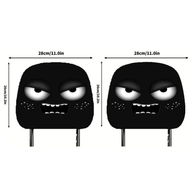 Universal seat cover Dustproof Elastic Personalized Car Interior - 14-double-sided-printing-1pc-26cm28cm