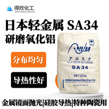 4微米日本轻金属SA34研磨氧化铝 金属镜面抛光硅胶导热特种陶瓷用