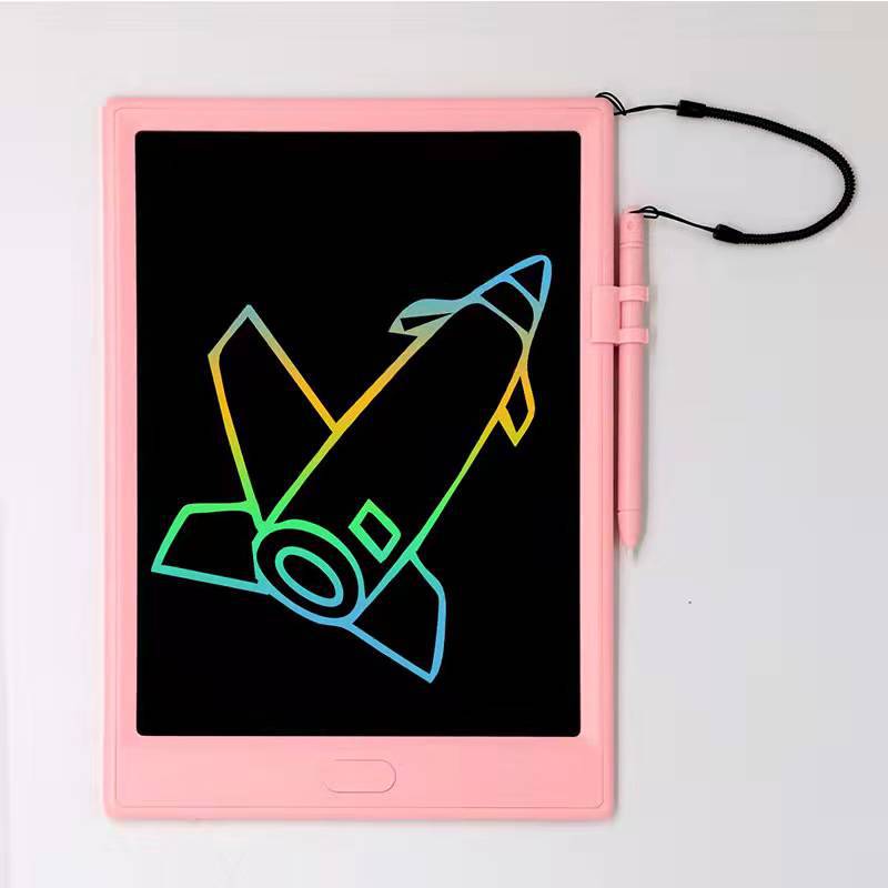 跨境现货10寸液晶写字板彩色儿童画板液晶画板手绘板液晶手写板