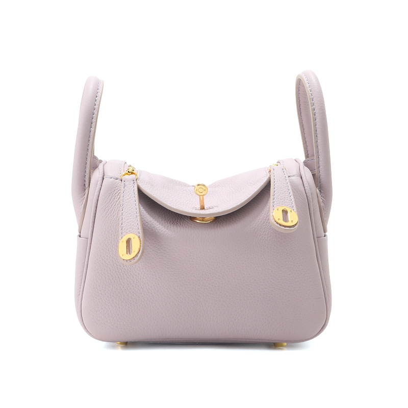 togo头层牛皮琳迪腋下包真皮枕头单肩包女士通勤百搭时尚斜挎包包 - Thumbnail 6