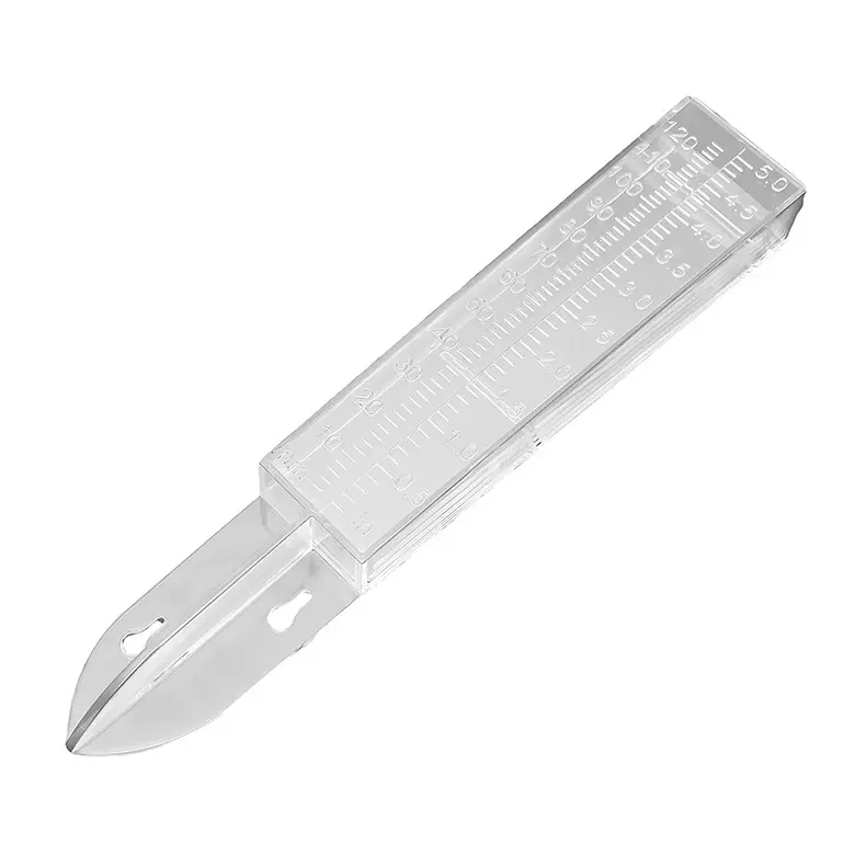 精准测量耐用加厚塑料量雨器带刻度出口适用花园农场种菜测雨工具