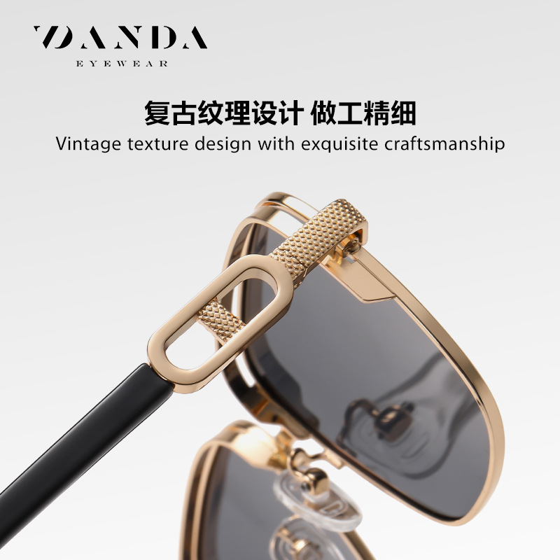 Nuevas gafas de sol polarizadas JS8576 moda retro de los hombres que cambian de color gafas de visión nocturna gafas de conducción nocturna