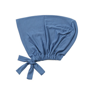 Solid color modal elastic band base cap rope adjustable turban chemotherapy cap MSL10