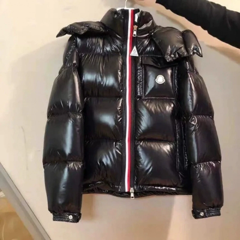 Winter men's quality fitted down jacket with down
