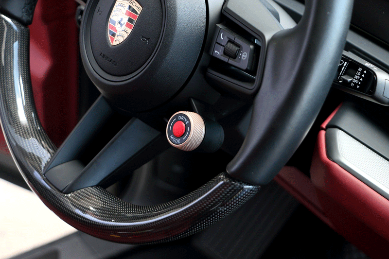 Suitable for Porsche steering wheel SC ejection knob button Ma Cayenne 718 Pa Lamela 911Taycan modification