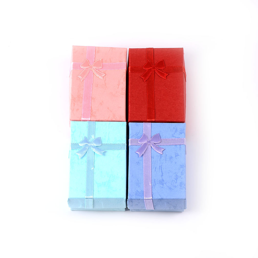 Caja de embalaje de joyería exquisita caja 9x9cm caja grande paquete de regalo una variedad de tarjetas opcionales por defecto gratis
