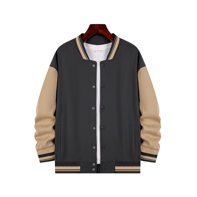 Silver Fox Velvet Drop-hombro uniforme de béisbol impreso LOGO empresa Otoño e Invierno actividad uniforme estudiante clase uniforme bordado Diseño DIY