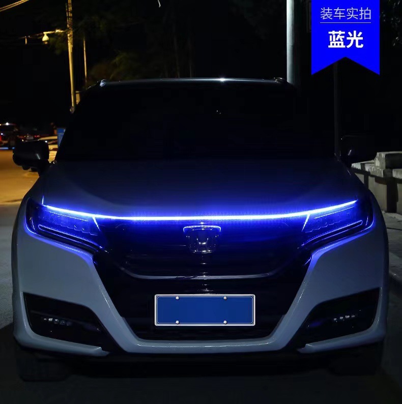 El coche comienza a escanear a través de tipo diurno luz de la cubierta de luz Campana luz decorativa Media Net LED luz modificada