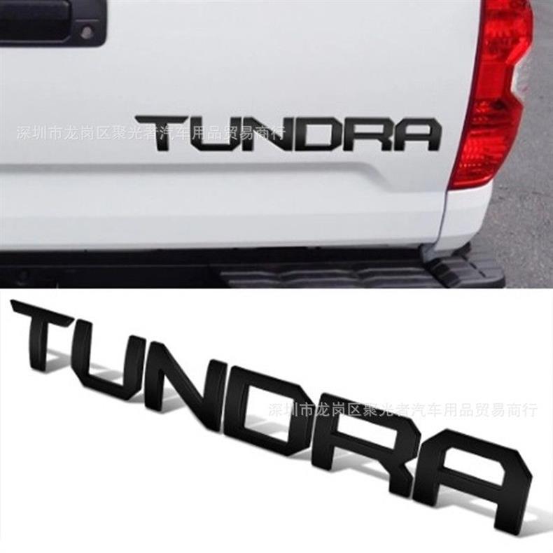 Suitable for Toyota Tundra car emblem, TACOMA car emblem, Tacoma pickup truck rear trunk sticker, TUNDRA car sticker