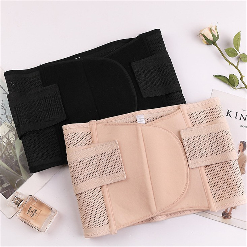 Faja Abdominal Posparto para Mujer de Nylon, Ajustable, Con Varillas, para Moldeado Corporal