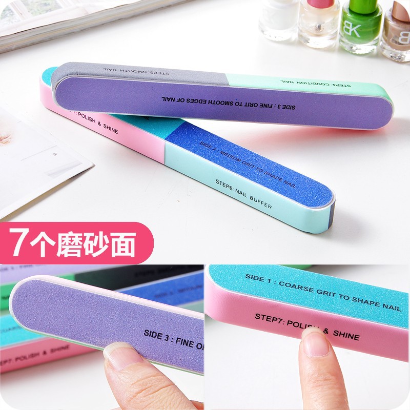 Matte sponge polishing cloth for nails for manicure