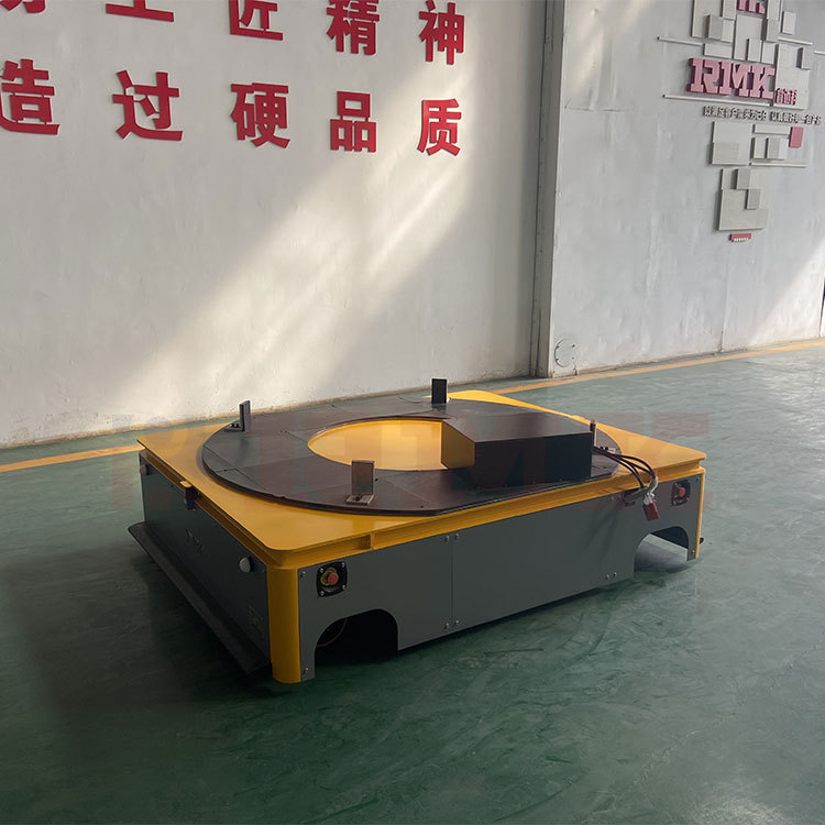 可升降无轨电动平板车 重型移动搬运车 可防爆车间转运过跨车