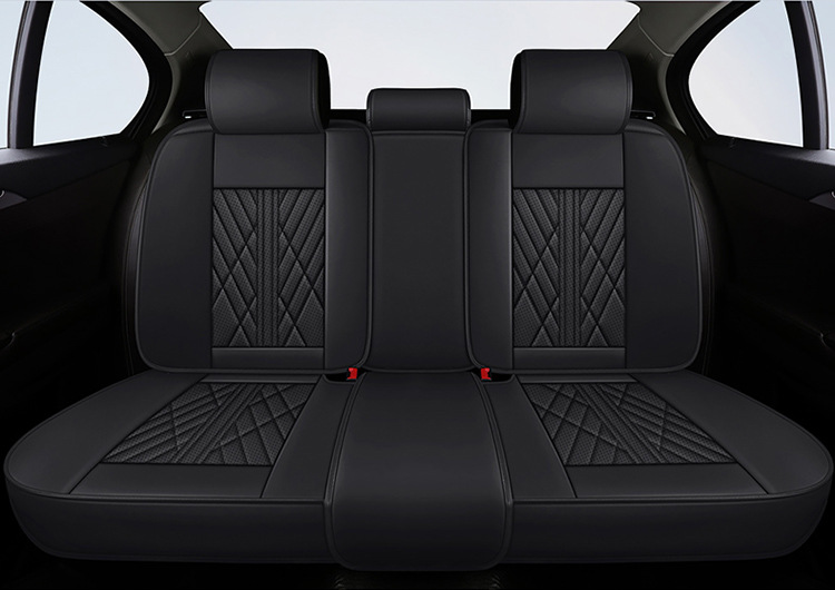 Car Cushion Four Seasons Universal Full Surrounding Special Seat Cover Autumn Breathable Perforated Leather Cartoon Goddess Car Cushion Cover
